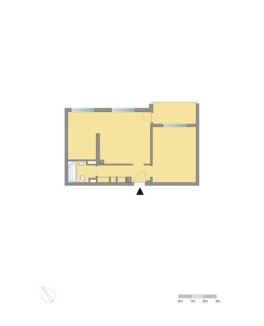 Wohnung zur Miete 396,15 € 2 Zimmer 52,8 m² 3. Geschoss Keltenstr. 31 Bendorf Bendorf 56170