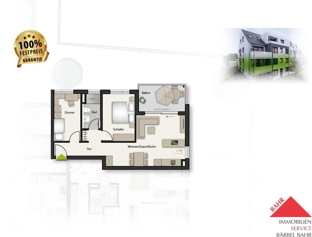 Wohnung zum Kauf Provisionsfrei 419.000 € 3 Zimmer 65 m²<br/>Wohnfläche Holzgerlingen 71088