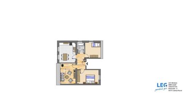 Wohnung zur Miete nur mit Wohnberechtigungsschein 326,96 € 3 Zimmer 68,5 m² 1. Geschoss Wilhelminenstraße 17 Suderwich Recklinghausen 45665