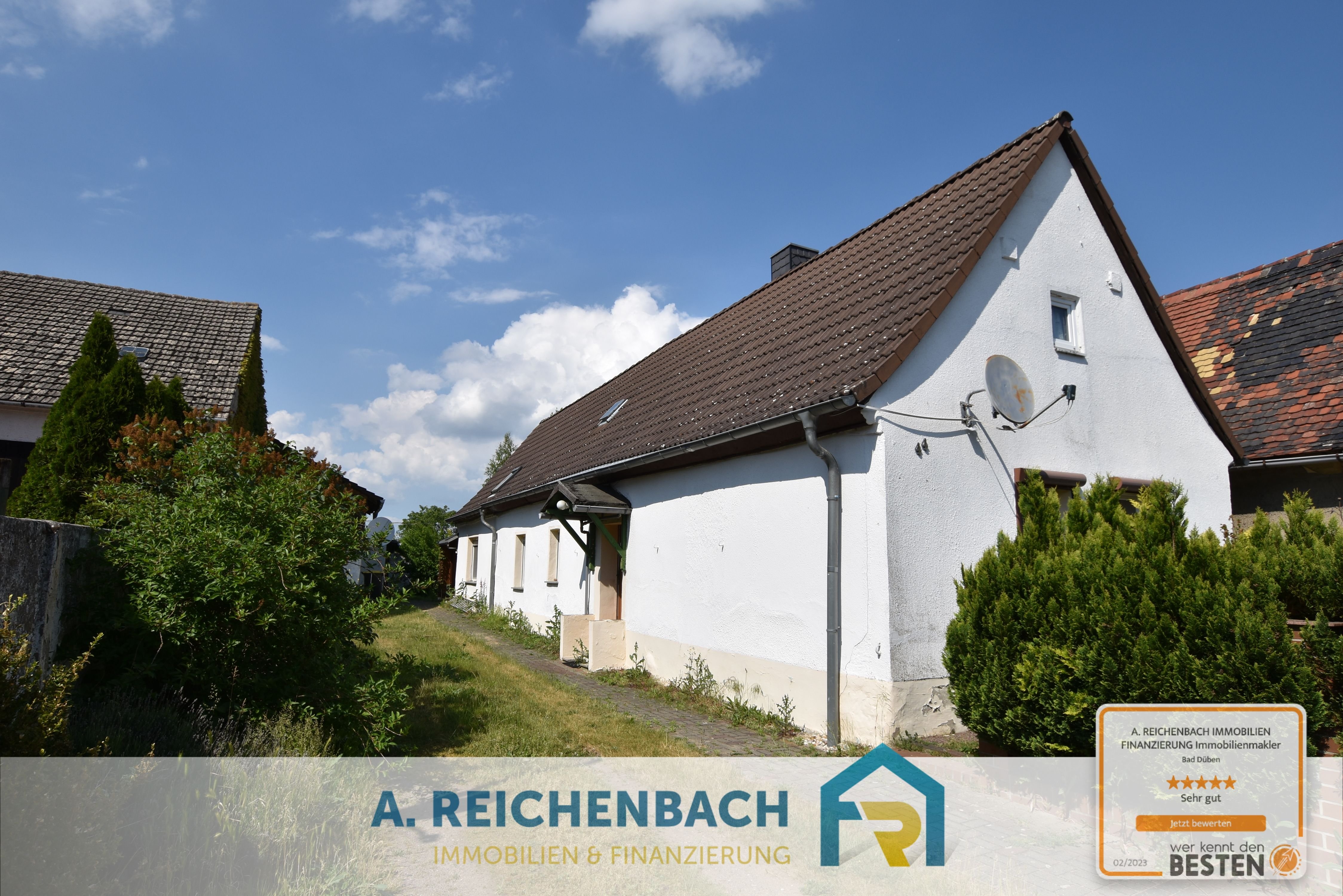 Einfamilienhaus zum Kauf 49.000 € 3 Zimmer 100,6 m²<br/>Wohnfläche 707 m²<br/>Grundstück Dübener Straße 44 Rösa Muldestausee 06774