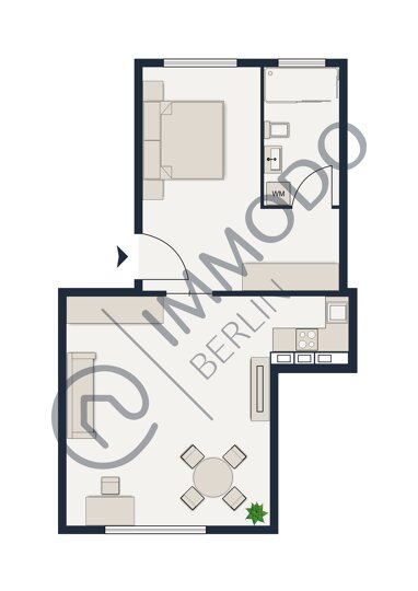 Wohnung zum Kauf 200.000 € 2 Zimmer 40 m² 3. Geschoss Steglitz Berlin 12167