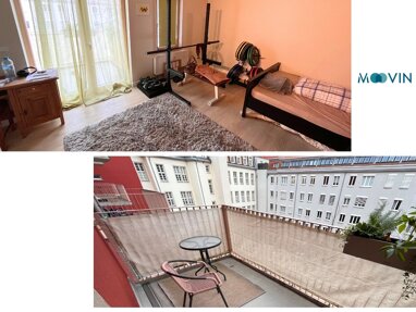 Apartment zur Miete 469 € 1 Zimmer 36 m² 4. Geschoss Pfotenhauerstraße 41 Johannstadt-Nord (Gutenbergstr.) Dresden 01307