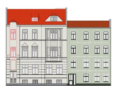 Wohnung zur Miete 860,56 € 2 Zimmer 55,5 m² Erdgeschoss frei ab 01.09.2024 Paulstraße 20a Stadtmitte Rostock 18055