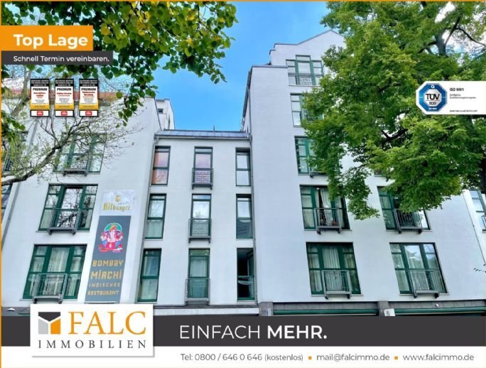 Wohnung zum Kauf 145.000 € 2 Zimmer 43,2 m² 1. Geschoss Johannstadt-Nord (Uni-Klinikum) Dresden / Johannstadt-Nord 01307