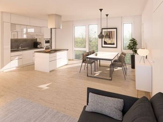 Wohnung zum Kauf - Neubau provisionsfrei 397.500 € 3,5 Zimmer 85,3 m² 2. Geschoss frei ab sofort Crailsheim 74564