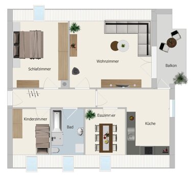 Wohnung zum Kauf 189.000 € 4 Zimmer 90,7 m² 2. Geschoss Scheßlitz Scheßlitz 96110