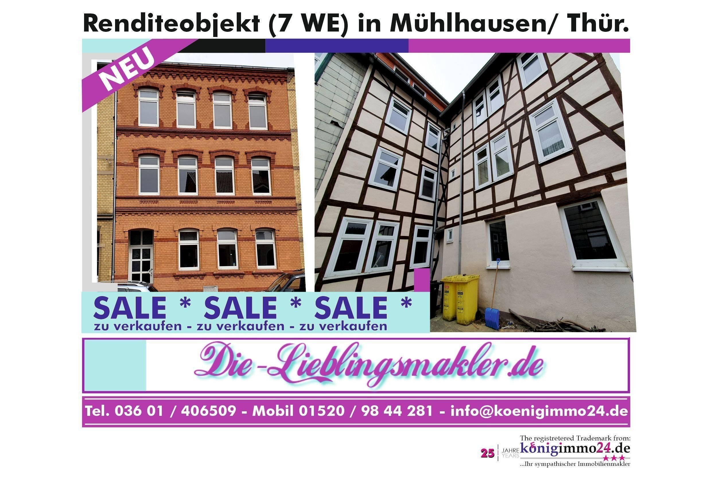 Haus zum Kauf 299.000 € 328,8 m²<br/>Wohnfläche 151 m²<br/>Grundstück Mühlhausen Mühlhausen/Thüringen 99974