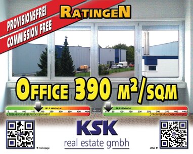 Bürofläche zur Miete Provisionsfrei 390 m² Bürofläche teilbar von 148,5 m² bis 390 m² Tiefenbroich Ratingen 40880