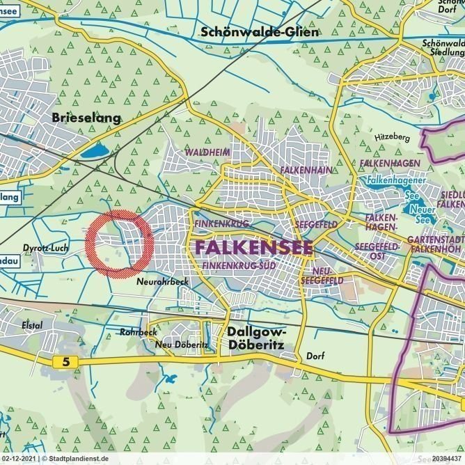 Grundstück zum Kauf 450.000 € 1.141 m²<br/>Grundstück Finkenkrug Falkensee 14612