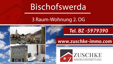 Wohnung zur Miete 550 € 3 Zimmer 83 m² 2. Geschoss frei ab sofort Bischofswerda Bischofswerda 01877