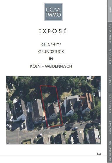 Grundstück zum Kauf 720.000 € 544 m² Grundstück Weidenpesch Köln 50737