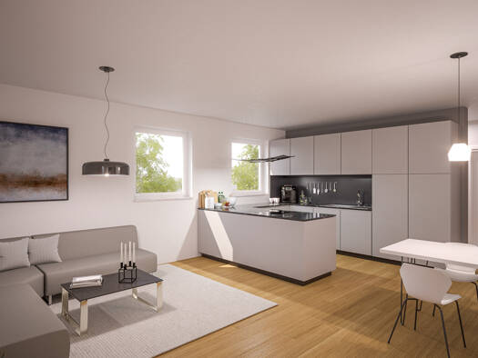 Wohnung zum Kauf - Erstbezug 480.000 € 4 Zimmer 99,5 m² 1. Geschoss Wombach Lohr a. Main 97816