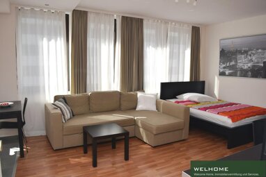 Apartment zur Miete Wohnen auf Zeit 1.000 € 1 Zimmer 32 m² frei ab 01.07.2024 Innenstadt Frankfurt am Main 60313