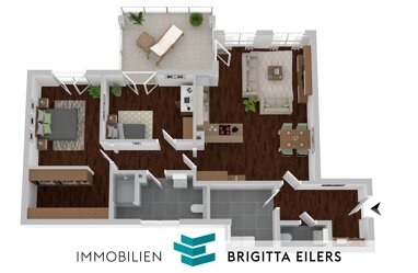 Wohnung zum Kauf Provisionsfrei 419.000 € 3 Zimmer 104,5 m² 1. Geschoss Baden Achim 28832