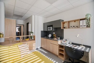 Studio zur Miete 349 € 1 Zimmer 17 m² frei ab sofort Wolframstraße 36 Nord Stuttgart 70191