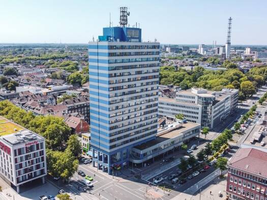 Büro zur Miete provisionsfrei 14 € 597 m² Bürofläche teilbar ab 167 m² Friedrich-Wilhelm-Str. 86-96 Dellviertel Duisburg 47051