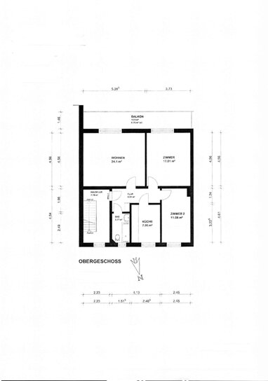 Wohnung zur Miete 660 € 3 Zimmer 77 m² Rönnebeck Bremen 28777