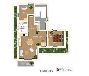 Terrassenwohnung zum Kauf Provisionsfrei 474.500 € 3 Zimmer 79 m² Radebeul 01445