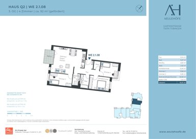 Wohnung zur Miete nur mit Wohnberechtigungsschein 936 € 4 Zimmer 92 m² frei ab sofort Gartenstr. Tübingen 72076