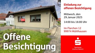 Bungalow zum Kauf 4 Zimmer 109 m² 642 m² Grundstück Mühlhausen Mühlhausen 99974