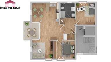 Wohnung zur Miete 840 € 3,5 Zimmer 80,3 m² 1. Geschoss Hintere Strasse 15 Sulzfeld Sulzfeld 75056