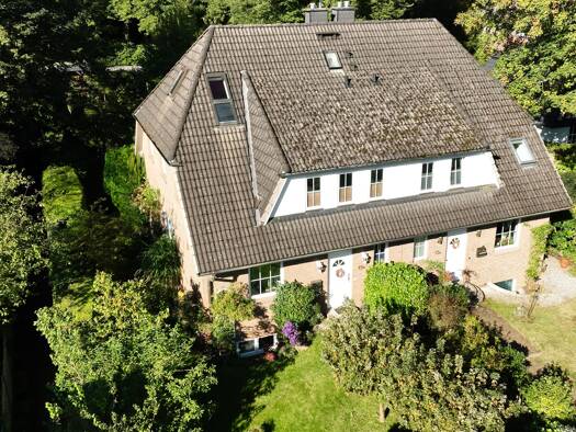 Doppelhaushälfte zum Kauf provisionsfrei 840.000 € 4 Zimmer 160 m² 800 m² Grundstück Diestelstraße 15 Wohldorf-Ohlstedt Hamburg 22397