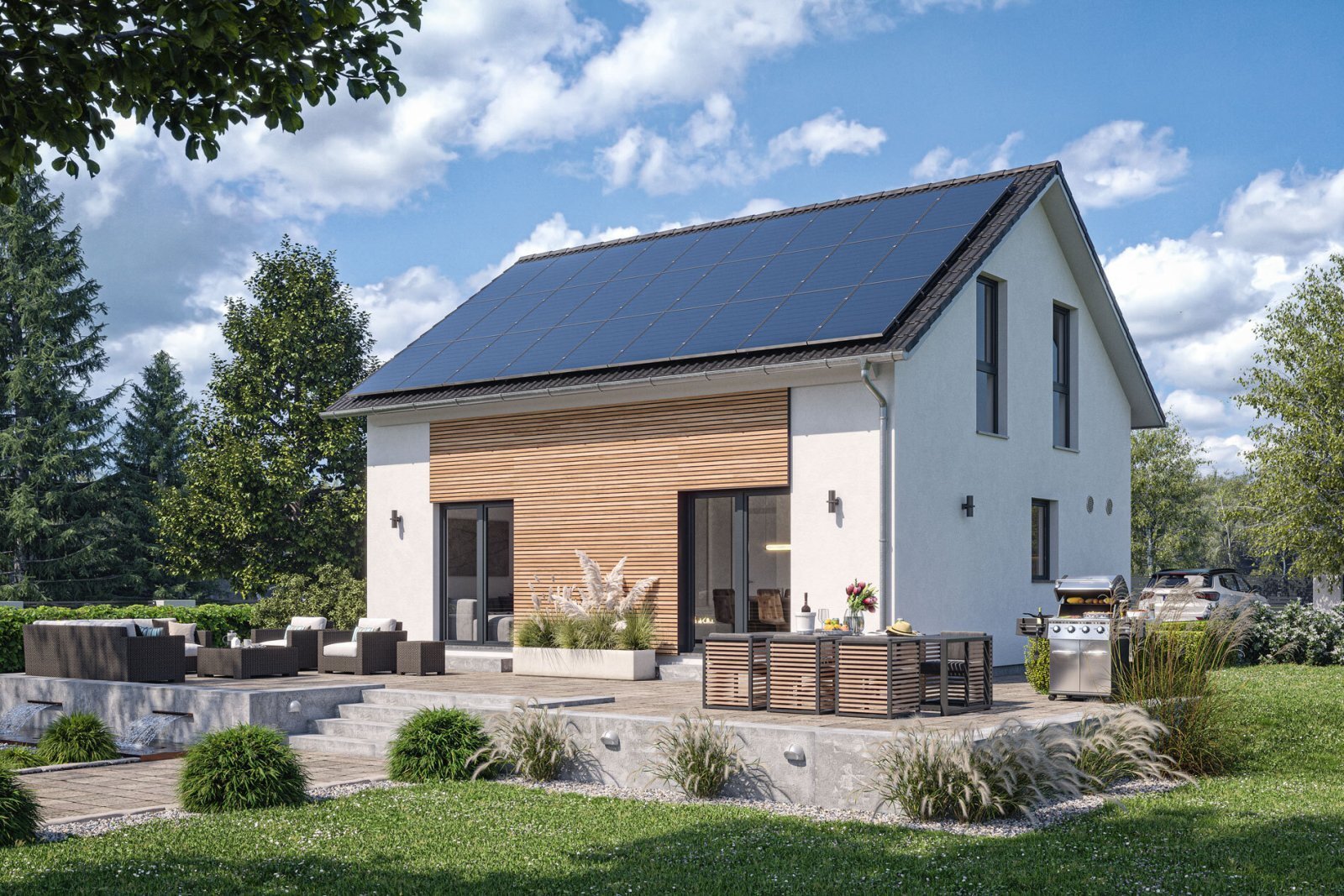 Einfamilienhaus zum Kauf Provisionsfrei 604.900 € 6 Zimmer 123 m²<br/>Wohnfläche 500 m²<br/>Grundstück Günzlhofen Oberschweinbach 82294