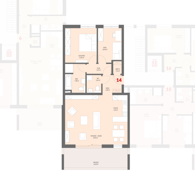Wohnung zum Kauf Provisionsfrei 498.000 € 3 Zimmer 92,1 m² 1. Geschoss Kanderweg Binzen 79589
