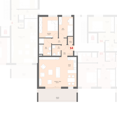 Wohnung zum Kauf provisionsfrei 498.000 € 3 Zimmer 92,1 m² 1. Geschoss Kanderweg Binzen 79589