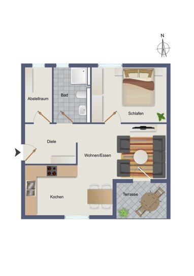 Wohnung zum Kauf 273.420 € 2 Zimmer 55,8 m² Öhringen Öhringen 74613