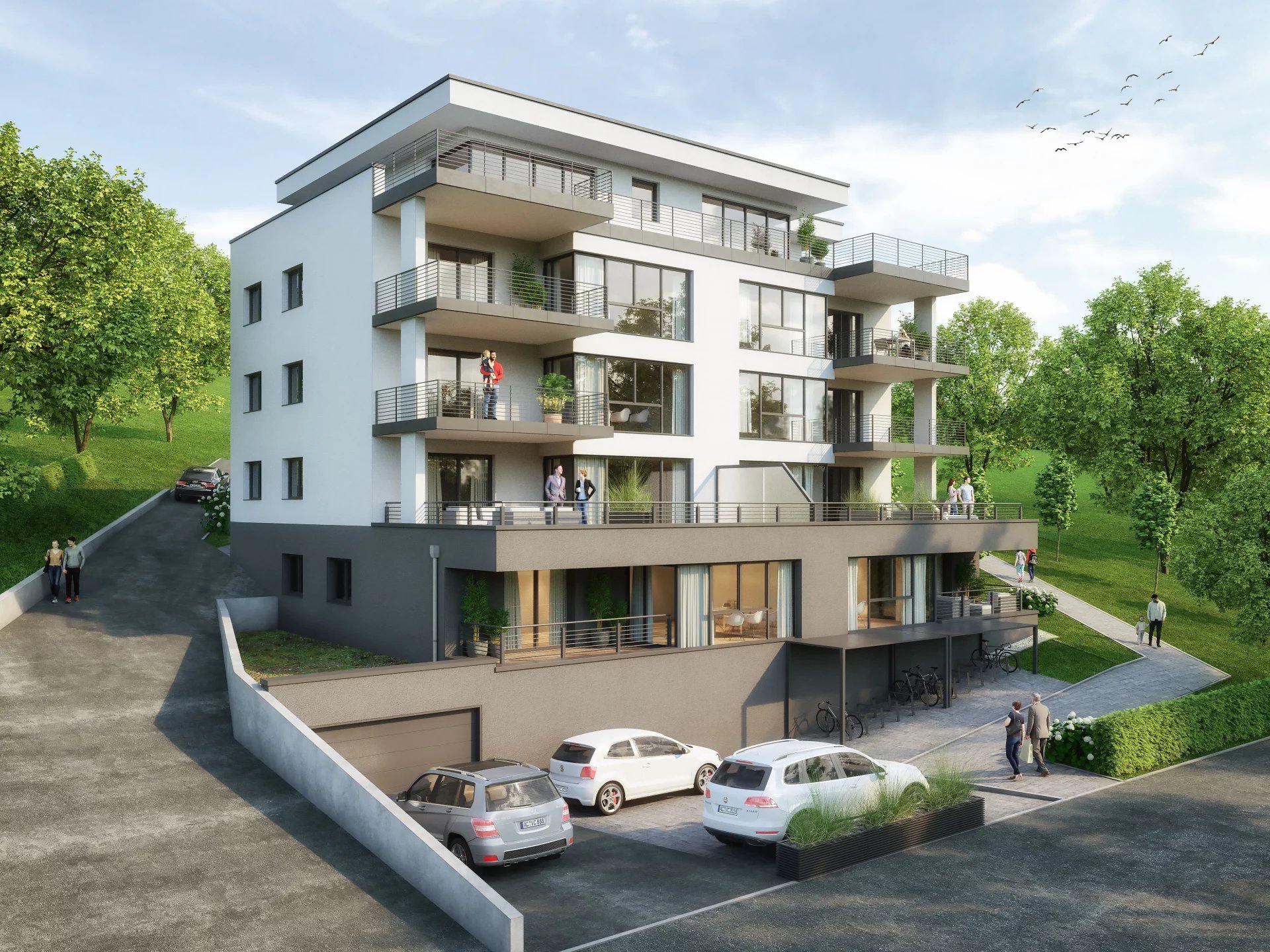 Studio zum Kauf provisionsfrei 565.100 € 4 Zimmer 127,4 m²<br/>Wohnfläche Im Junkerstück 57d Horchheimer Höhe 2 Koblenz 56076