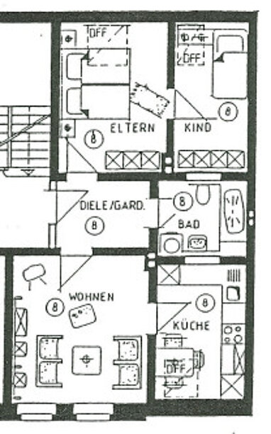 Wohnung zum Kauf 70.000 € 3 Zimmer 59 m² 4. Geschoss Pomologische-Gartenstr. 11 Südstadt Görlitz 02826