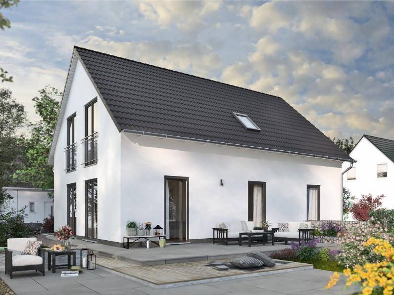 "Perfekt für die junge Familie: Kompaktes Einfamilienhaus inkl. Sommerkomfort mit PV-Kraftwerk auf dem Dach & weiteren Extras"