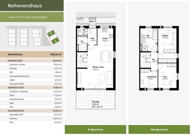 Reihenendhaus zum Kauf Provisionsfrei 602.000 € 5 Zimmer 140,2 m² 254 m² Grundstück Altstadt I - Nordost Mülheim 45472