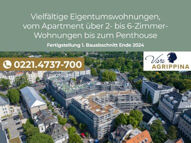 Wohnung zum Kauf Provisionsfrei 1.129.900 € 3 Zimmer 94,8 m² 5. Geschoss Neustadt - Nord Köln 50668