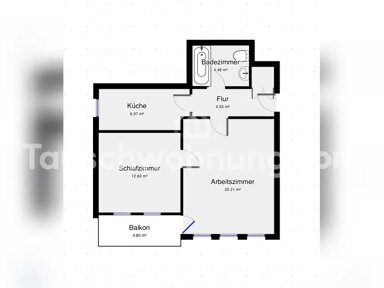 Terrassenwohnung zur Miete Tauschwohnung 545 € 2 Zimmer 49 m² 3. Geschoss Rissen Hamburg 22559