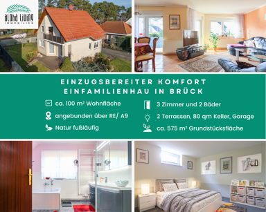 Einfamilienhaus zum Kauf 339.766 € 4 Zimmer 100,6 m² 575 m² Grundstück Brück Brück 14822