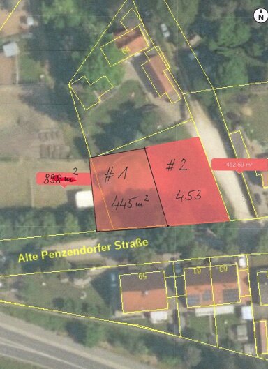 Grundstück zum Kauf 217.500 € 431 m² Grundstück Alte Penzendorfer Straße 62 Ost Schwabach 91126