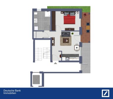 Wohnung zur Miete 720 € 2 Zimmer 50,4 m² frei ab 01.01.2025 Deggendorf Deggendorf 94469