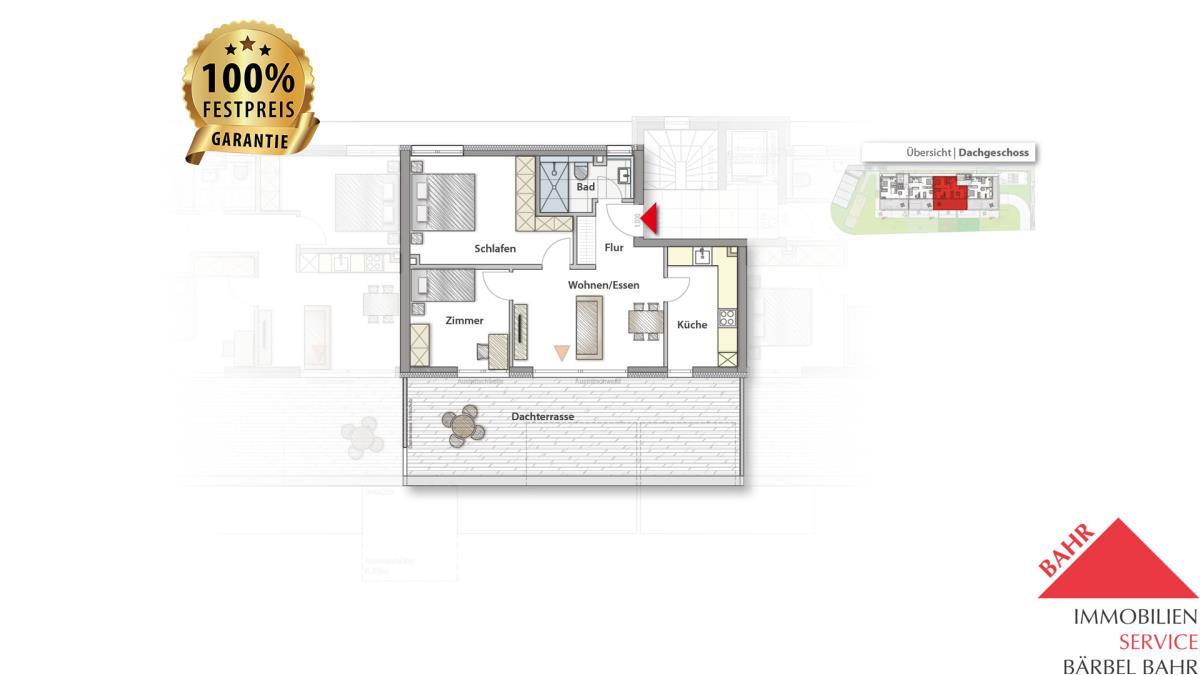 Wohnung zum Kauf Provisionsfrei 465.000 € 3 Zimmer 73 m²<br/>Wohnfläche Plattenhardt Filderstadt 70794