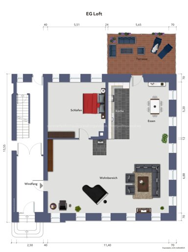 Loft zum Kauf provisionsfrei 349.900 € 3 Zimmer 135,8 m² Peterzell Sankt Georgen im Schwarzwald 78112