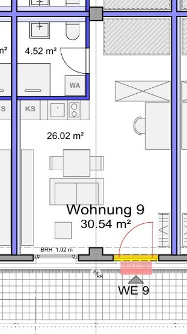 Apartment zur Miete 334 € 1 Zimmer 30 m² 2. Geschoss Fürstenstraße 63-65 Sonnenberg 215 Chemnitz 09130