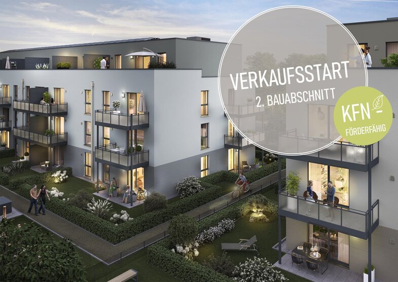 Wohnung zum Kauf provisionsfrei 384.900 € 3 Zimmer 75 m² 2. Geschoss Glessen Bergheim 50129