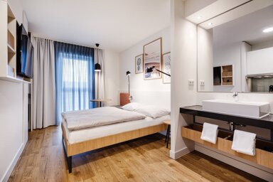 Wohnung zur Miete Wohnen auf Zeit 1.410 € 1 Zimmer 21 m² frei ab sofort Heinrich-von-Stephan-Straße Schwetzingerstadt - West Mannheim 68161