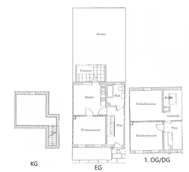 Haus zum Kauf Provisionsfrei 141.000 € 3 Zimmer 90,5 m² 100 m² Grundstück Landrat-Christians-Str. 7 Blumenthal Bremen 28779