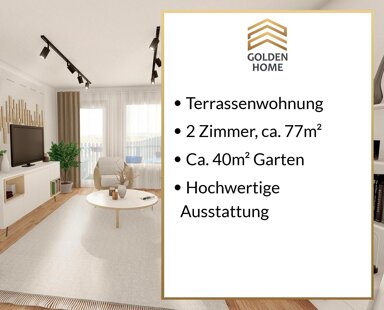 Terrassenwohnung zum Kauf 489.000 € 2 Zimmer 77 m² EG Düsseltal Düsseldorf 40237