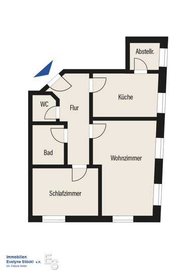 Wohnung zum Kauf 199.000 € 2 Zimmer 60,7 m² Regenstauf Regenstauf 93128