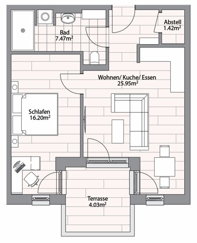 Wohnung zur Miete 770 € 2 Zimmer 55,1 m² 1. Geschoss frei ab sofort Helsunger Straße Blankenburg Blankenburg 38889