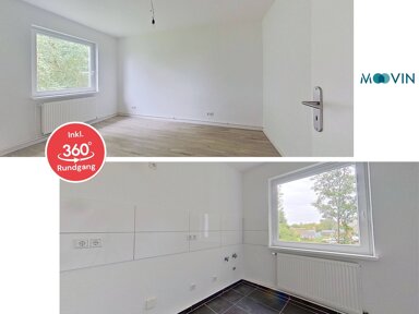 Studio zur Miete 329 € 3 Zimmer 53,7 m² 1. Geschoss frei ab sofort Borkumstr. 18 Einswarden Nordenham 26954