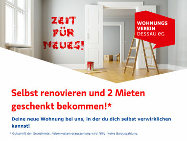 Wohnung zur Miete 230 € 1 Zimmer 39,6 m² Erdgeschoss Lindenstraße 123 Alten 141 Dessau-Roßlau 06847